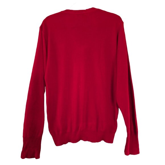 Vintage Fletcher Red Long Sleeve Winterhawks Sweater Sz Large - Picture 2 of 4